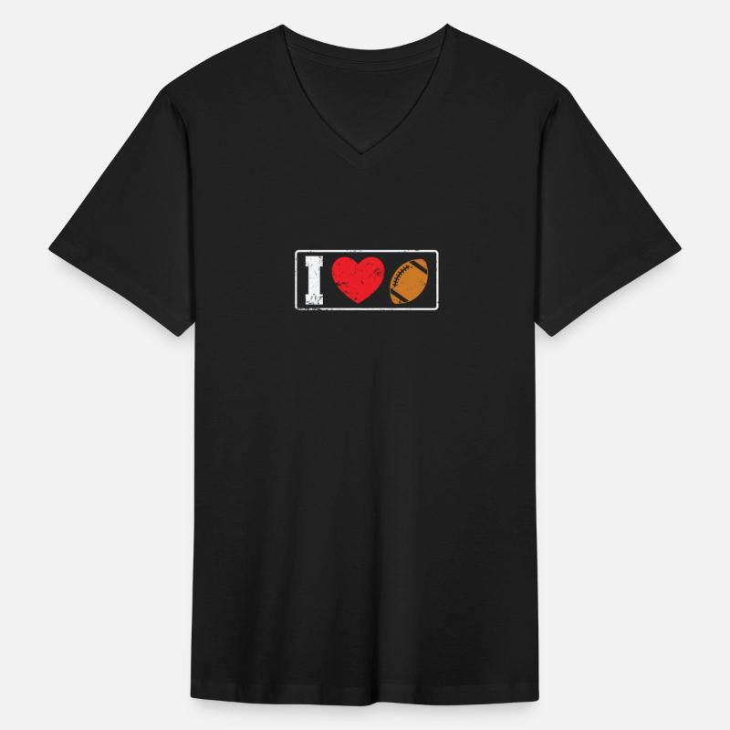 I Love Football Heart Short America Sports