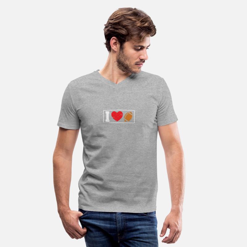 I Love Football Heart Short America Sports