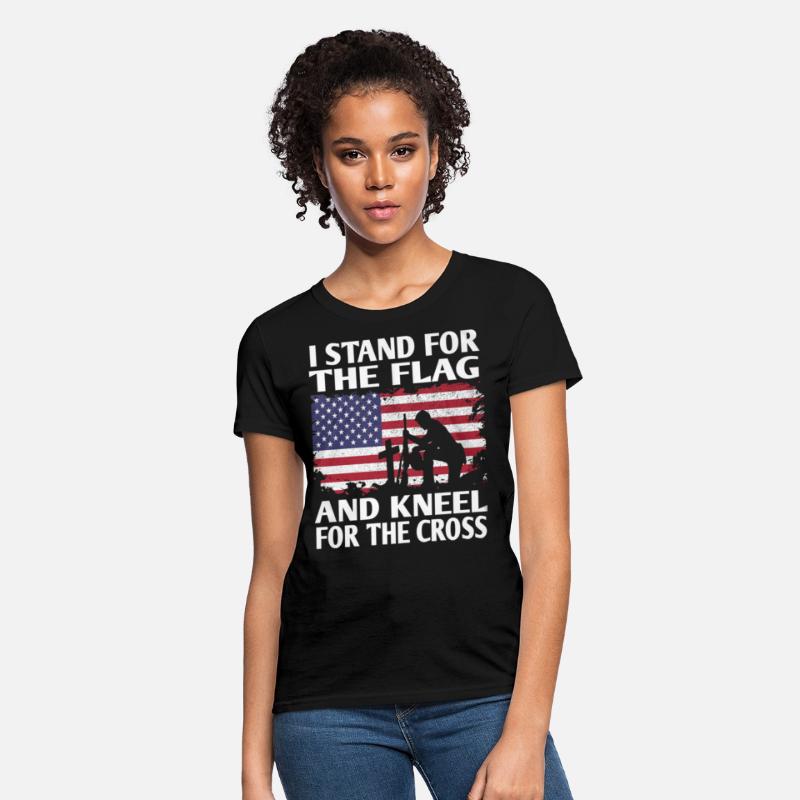 I Stand For The Flag And Kneel For The Cross T Shi