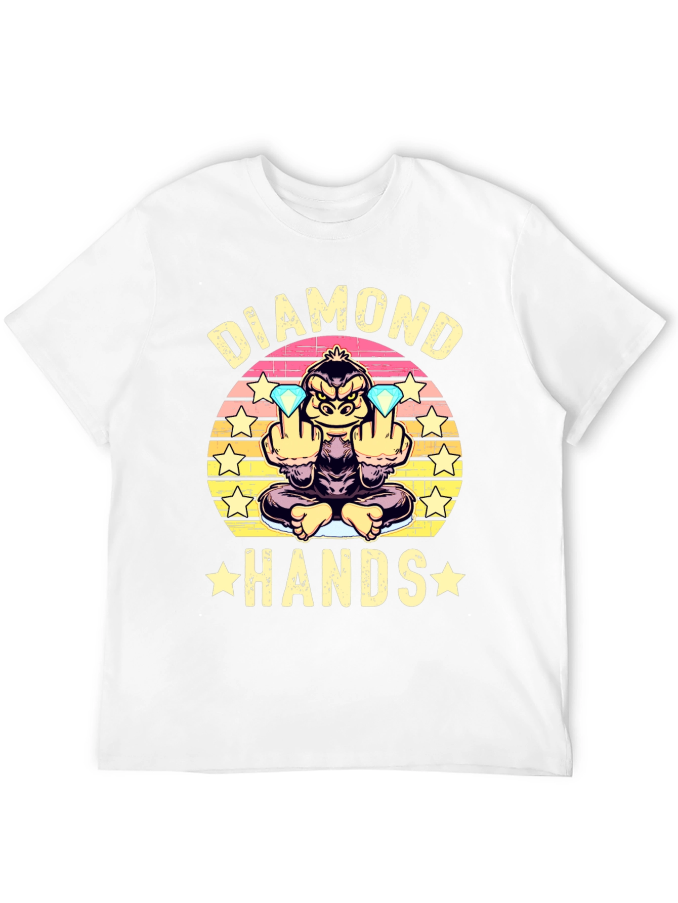 Diamond Hands T-Shirt - Gorilla Trading Tee