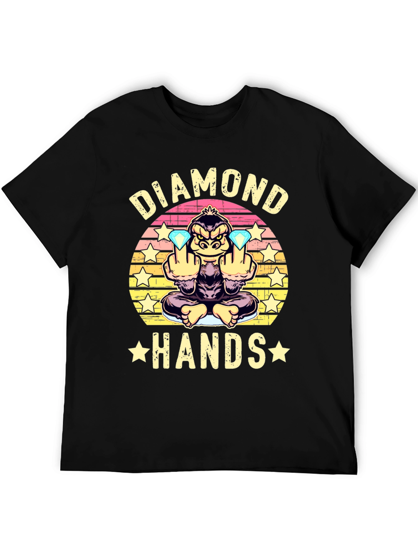 Diamond Hands T-Shirt - Gorilla Trading Tee