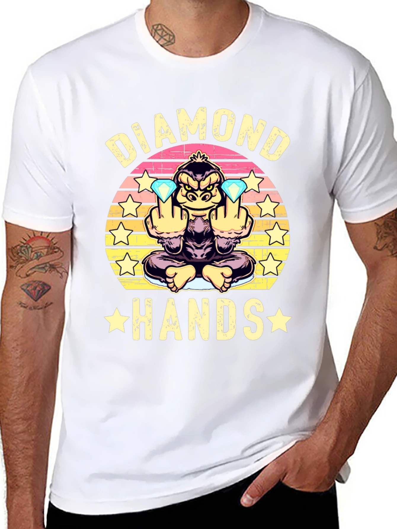 Diamond Hands T-Shirt - Gorilla Trading Tee