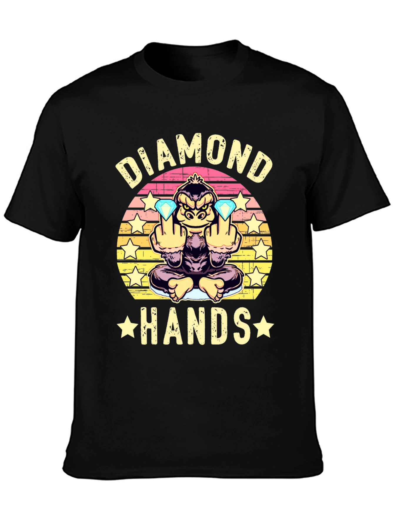 Diamond Hands T-Shirt - Gorilla Trading Tee