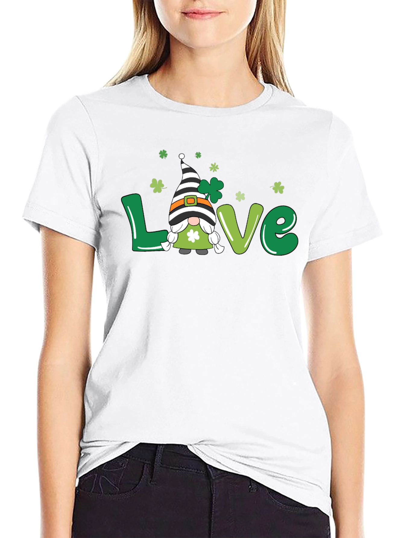 St. Patricks Day LOVE Gnome T-Shirt