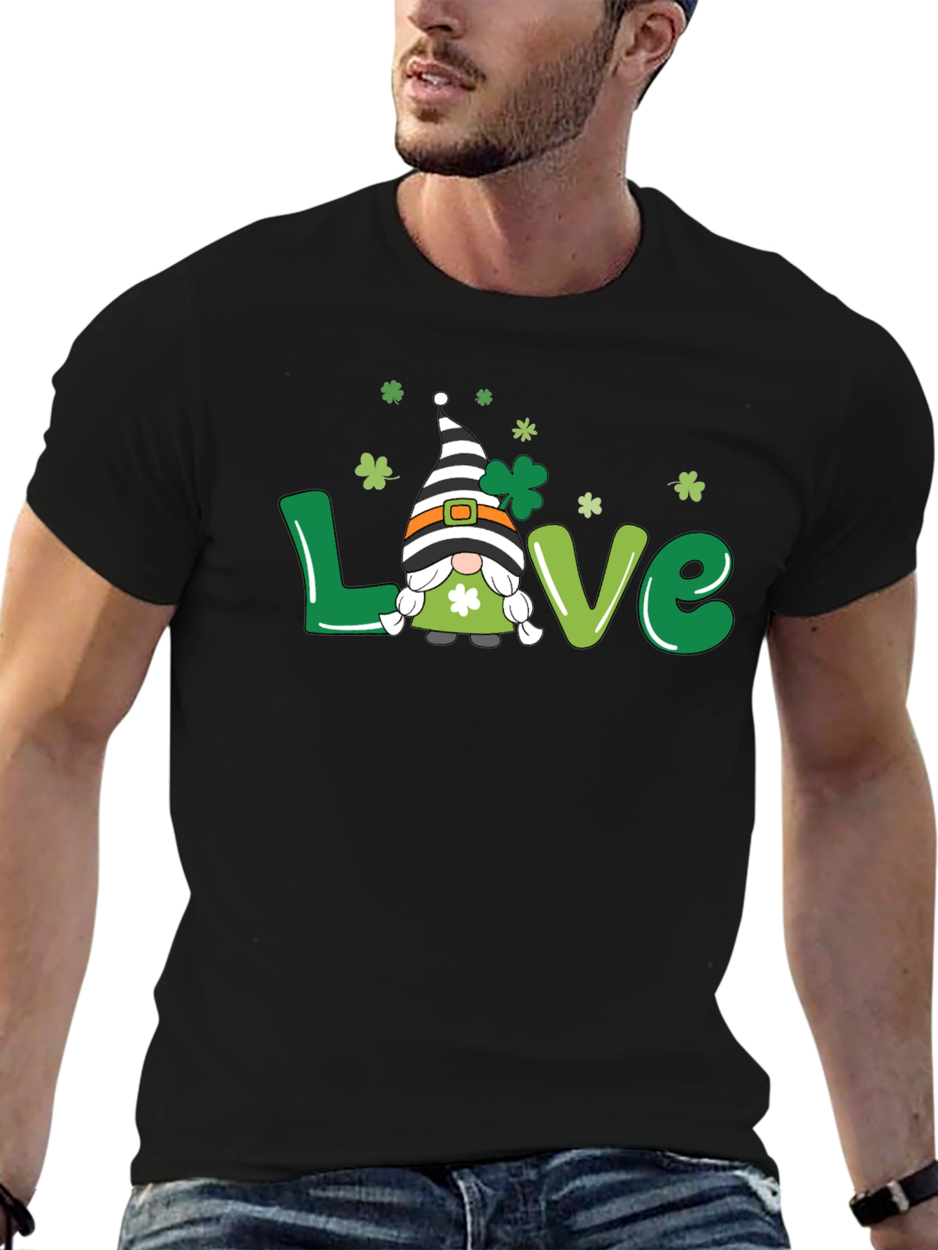 St. Patricks Day LOVE Gnome T-Shirt