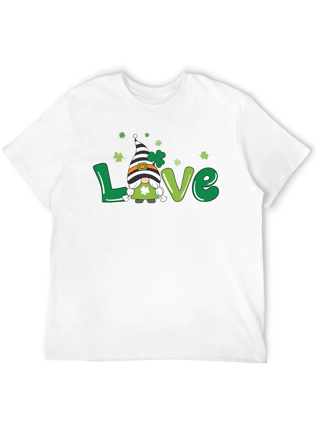 St. Patricks Day LOVE Gnome T-Shirt