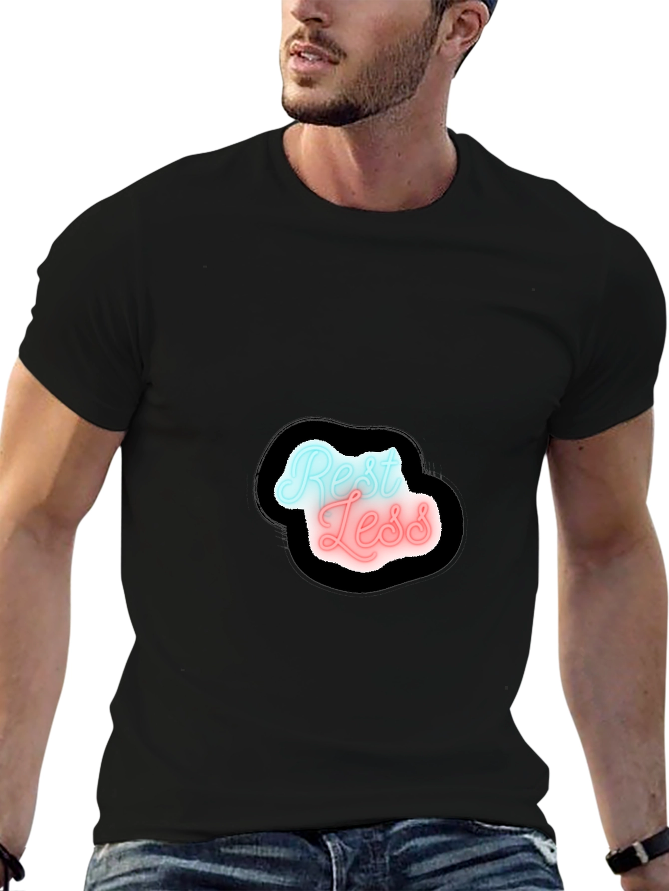 Rest Less Graphic Print T-Shirt