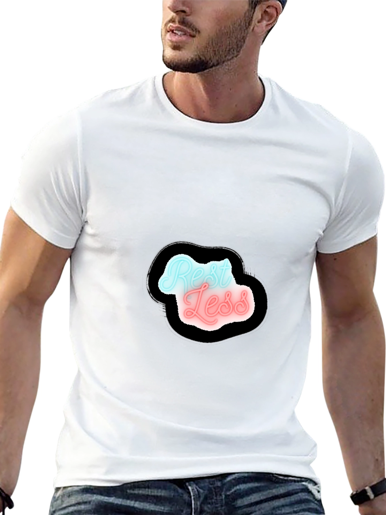 Rest Less Graphic Print T-Shirt