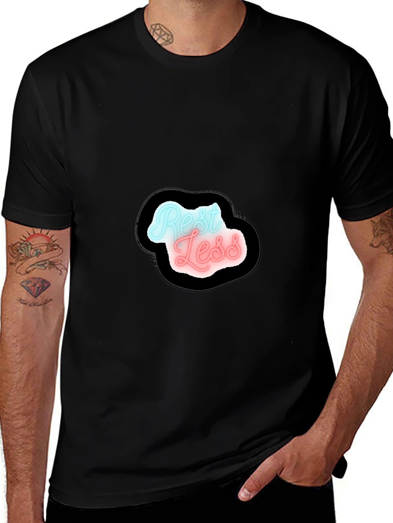 Rest Less Graphic Print T-Shirt