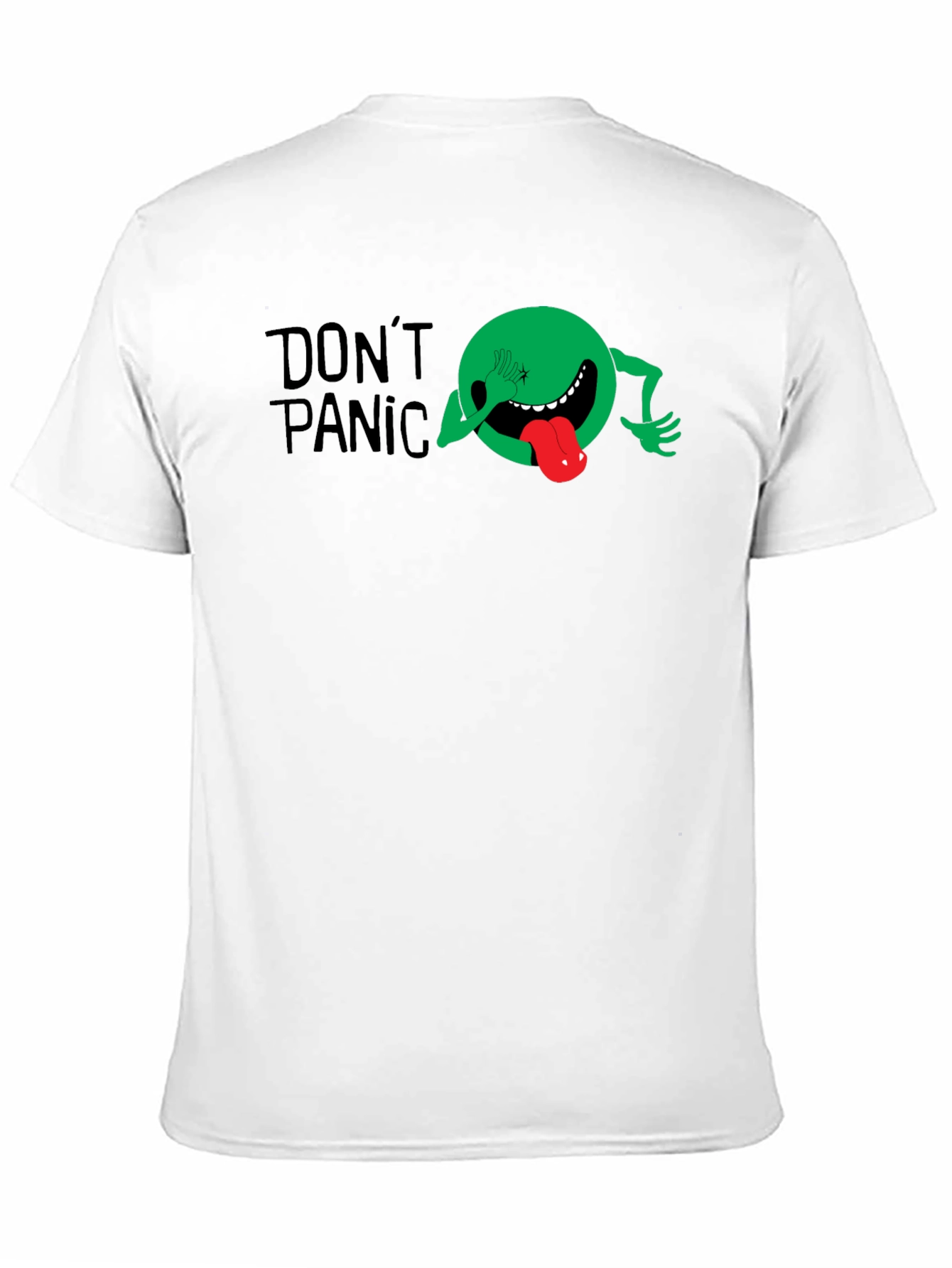 Dont Panic Graphic Tee - Black T-Shirt