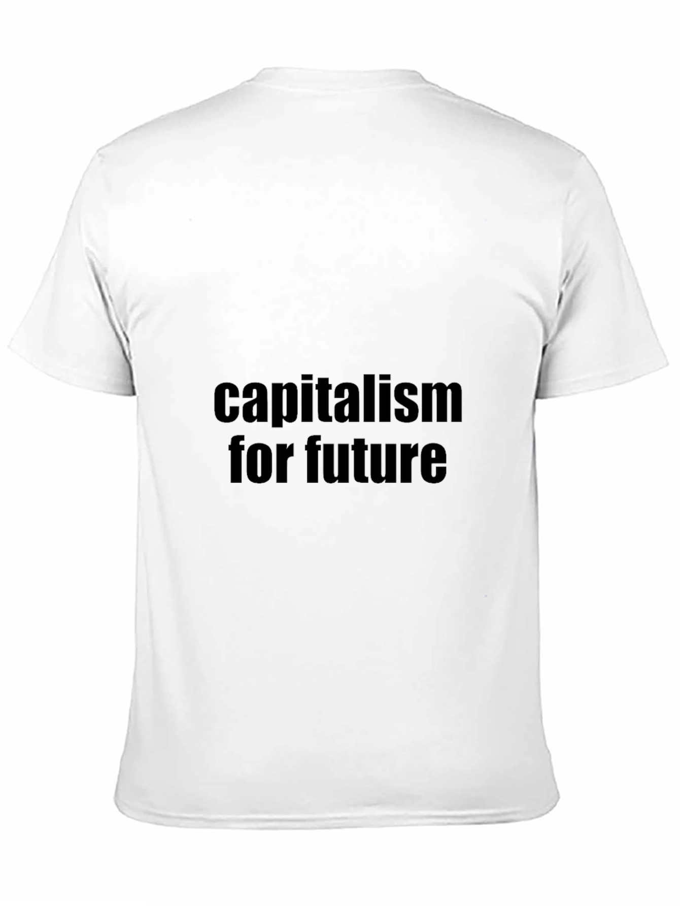 Capitalism For Future Black T-Shirt