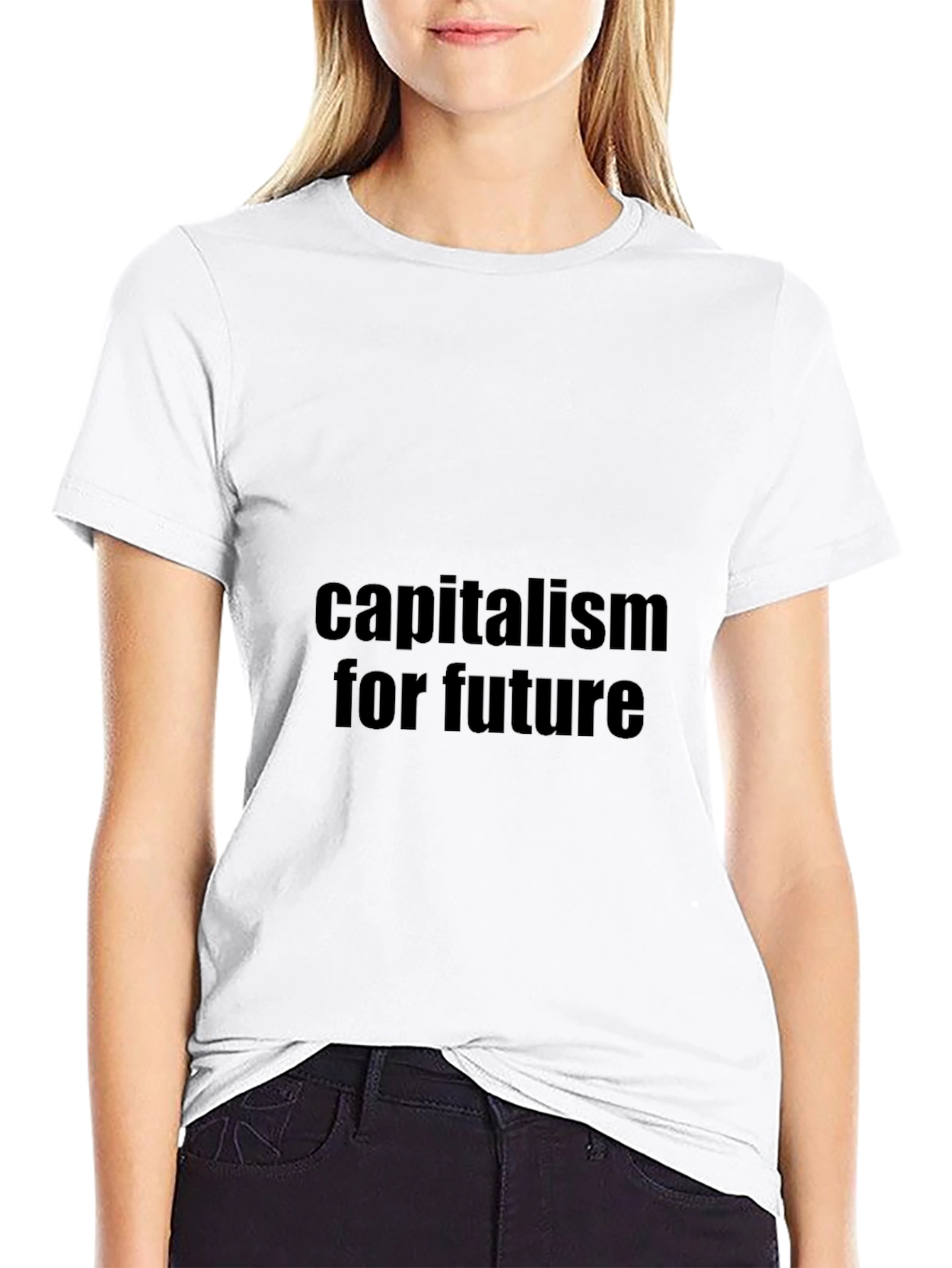 Capitalism For Future Black T-Shirt