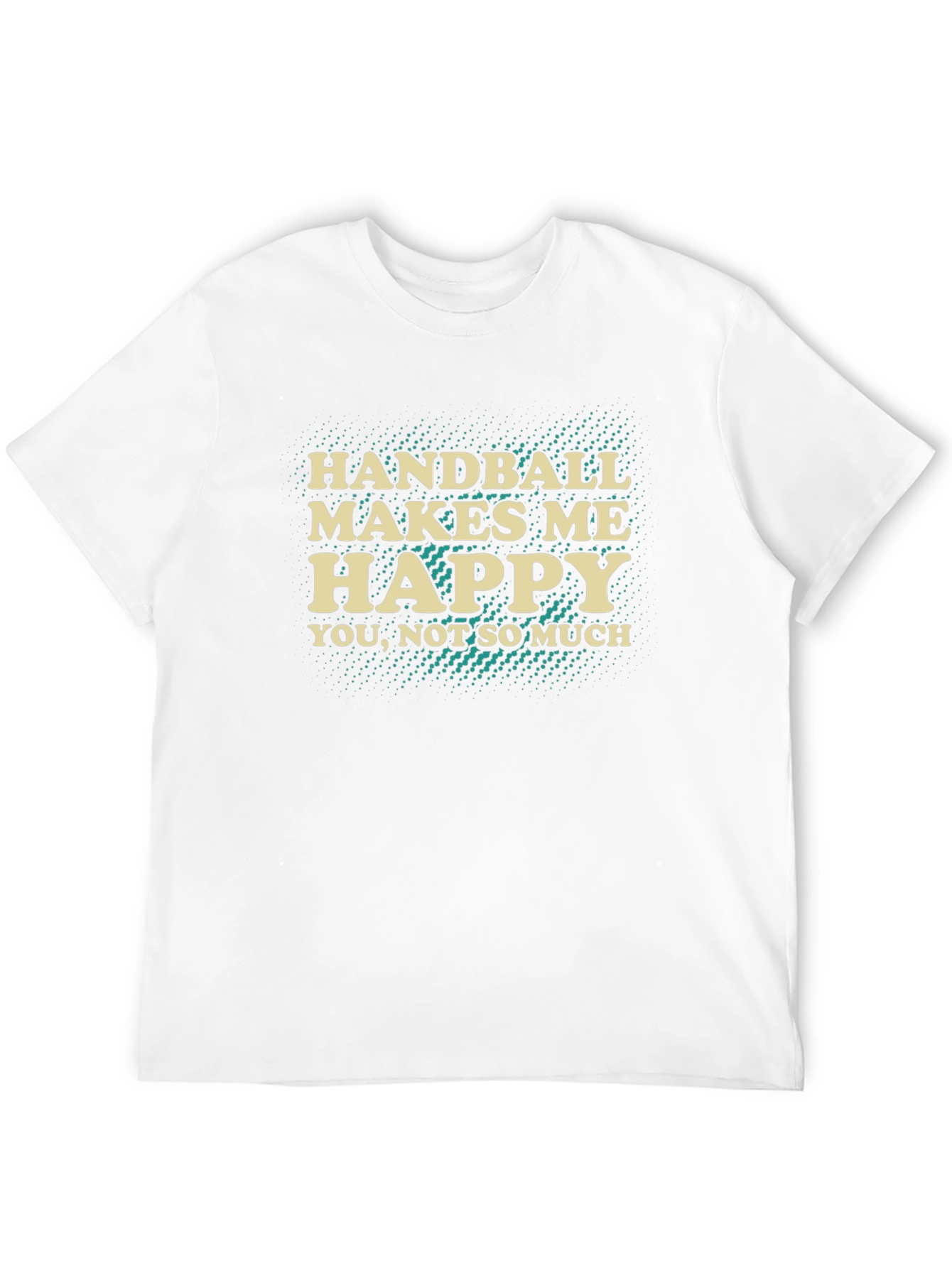 Handball Makes Me Happy Graphic Tee