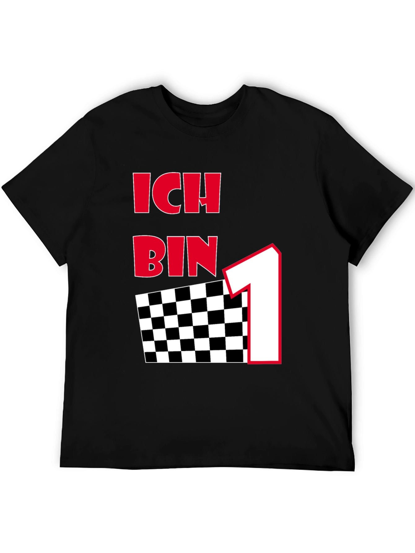 Ich Bin One Black Graphic Tee