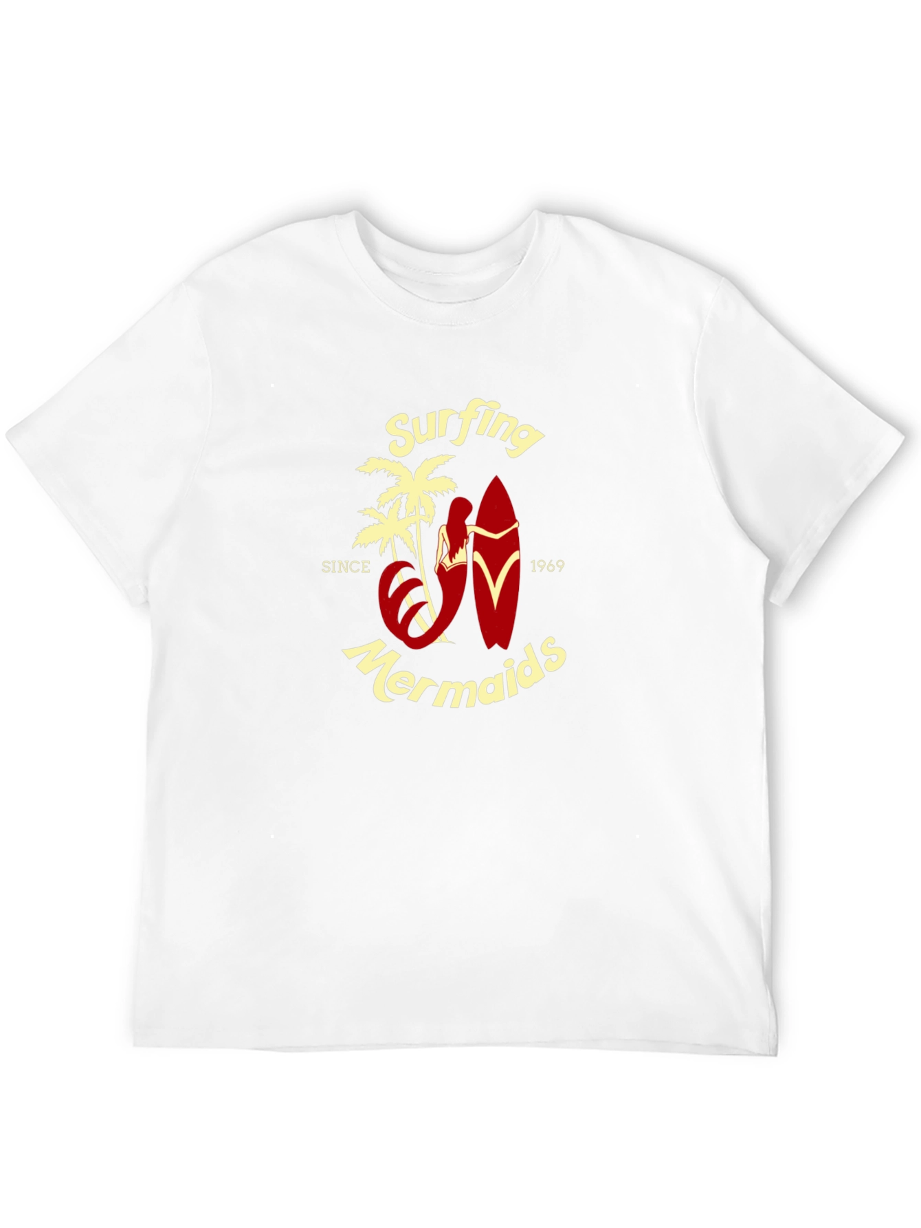 Surfing Mermaids Since 1969 Graphic T-Shirt