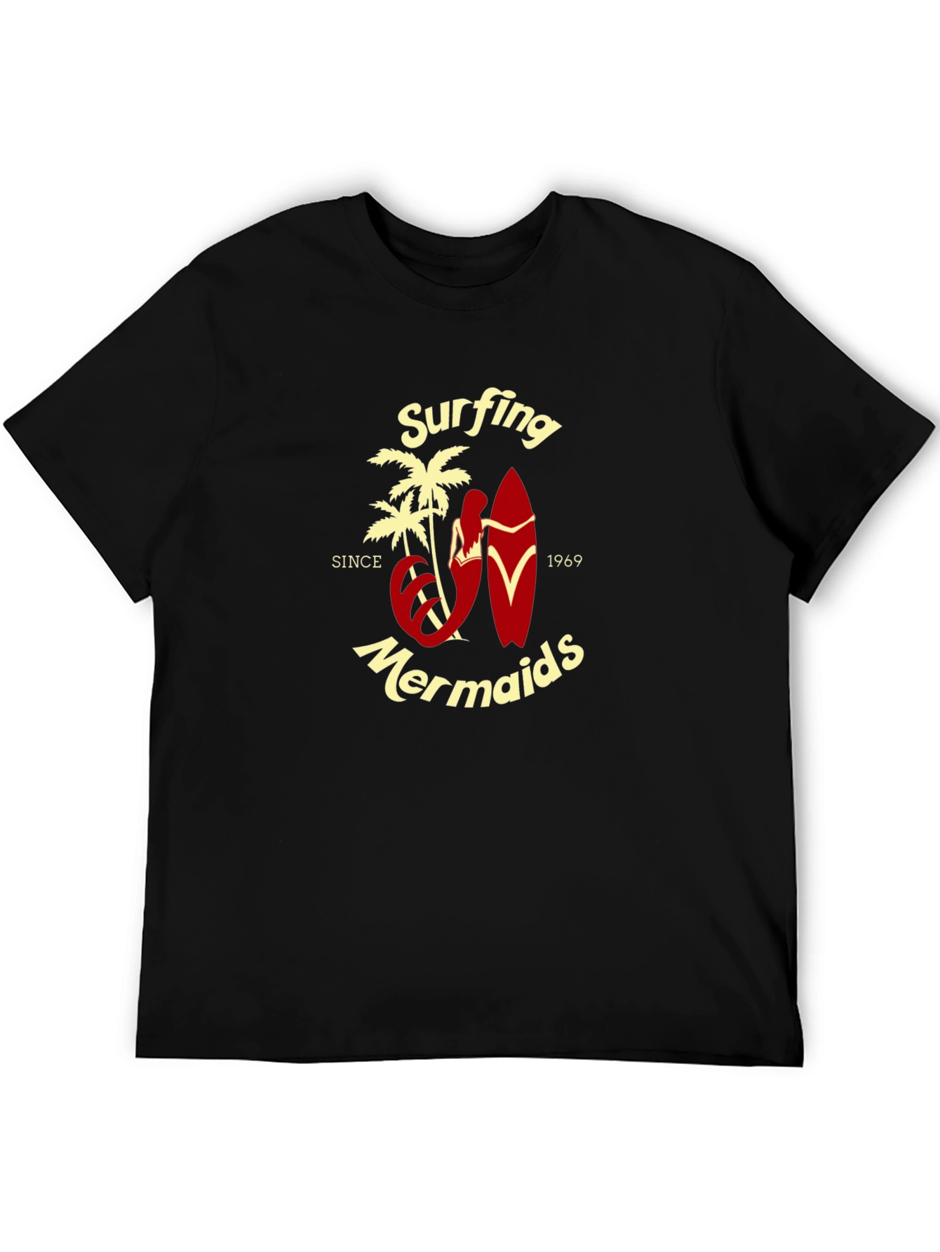 Surfing Mermaids Since 1969 Graphic T-Shirt