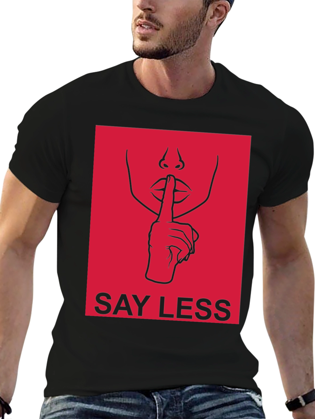 Say Less Graphic Tee - Trendy Unisex T-Shirt