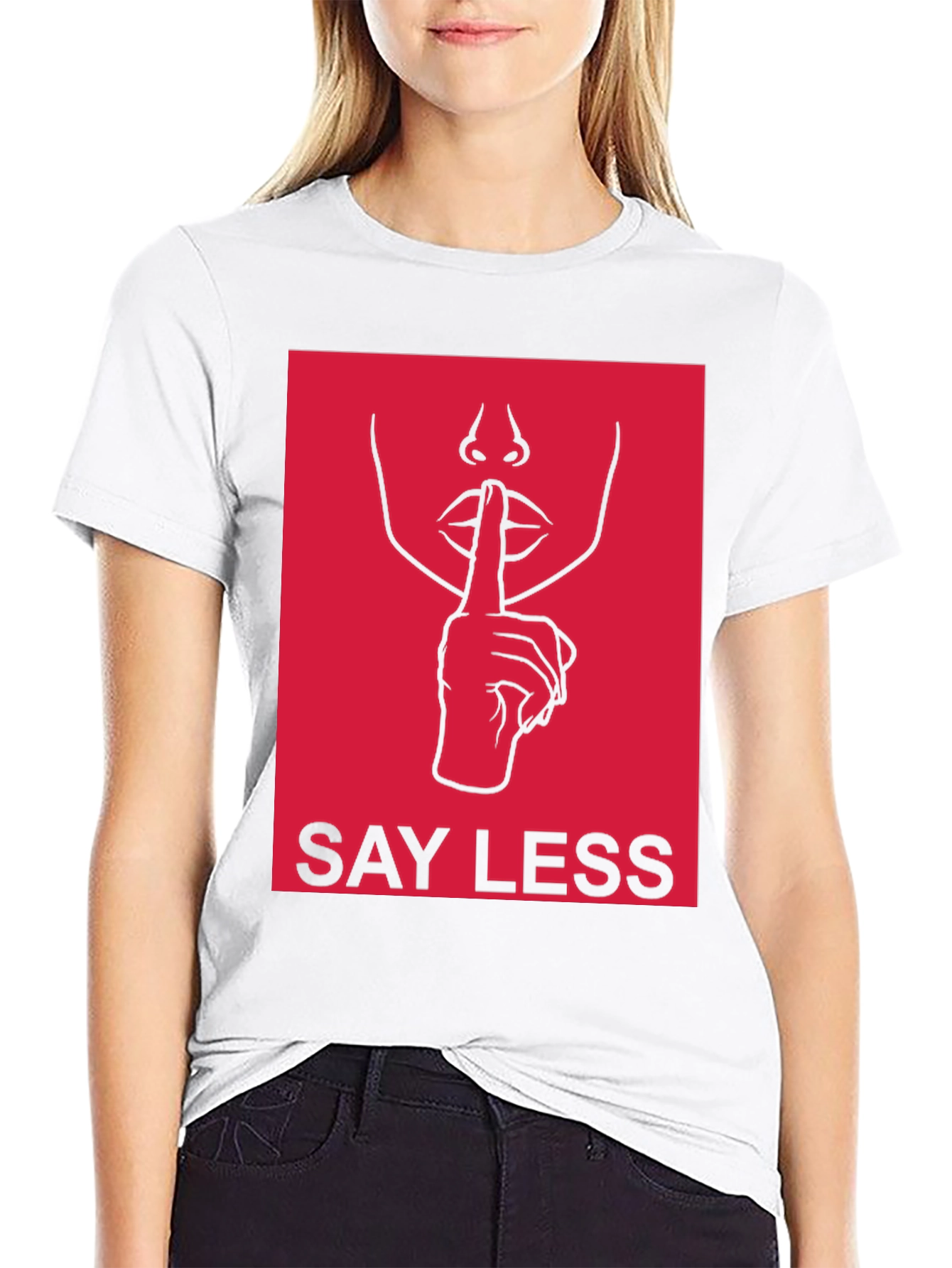 Say Less Graphic Tee - Trendy Unisex T-Shirt