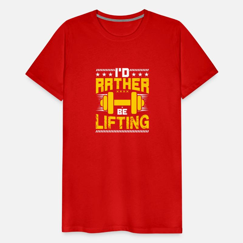 I'd Rather Be Lifting - Funny Workout Gym Meme