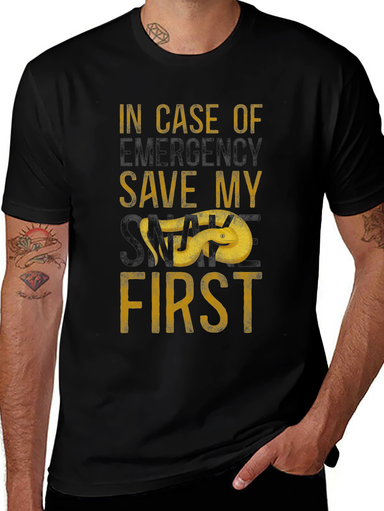 Save My Snake First Mens T-Shirt
