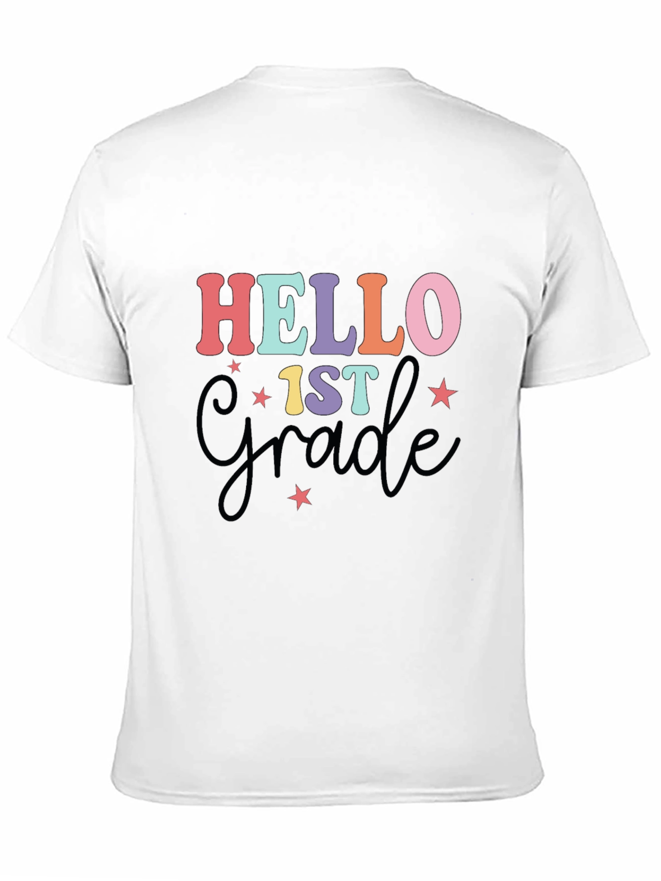 Hello 1st Grade T-Shirt Back to School Tee