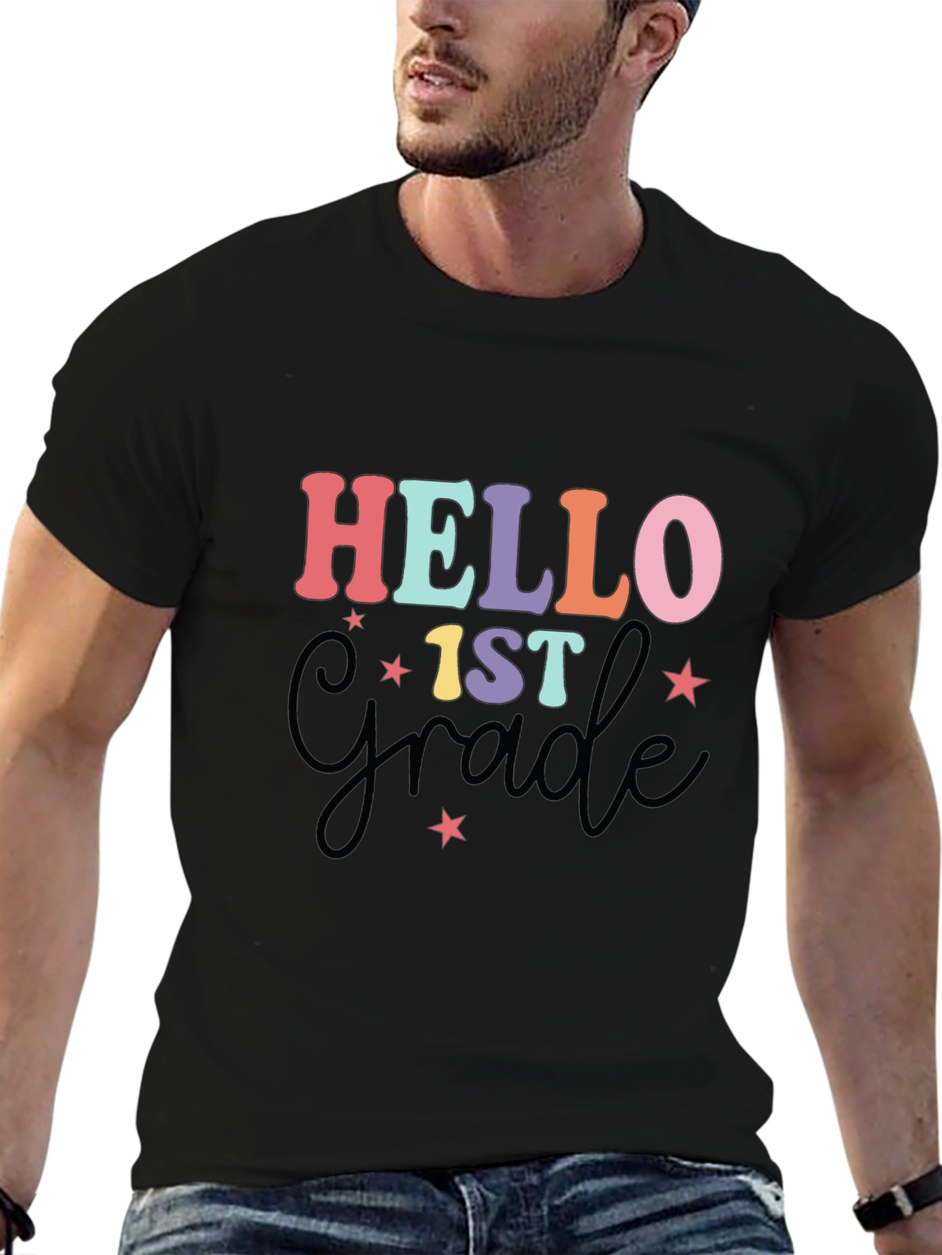 Hello 1st Grade T-Shirt Back to School Tee