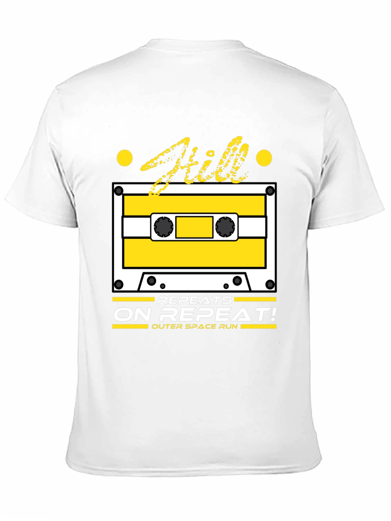 Repeats on Repeat T-Shirt - Cassette Tape Design
