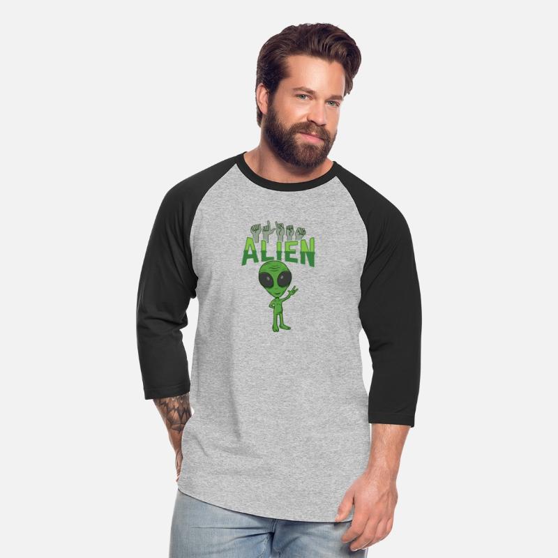 ILY Alien ASL Hand Gesture Deaf Hearing Loss