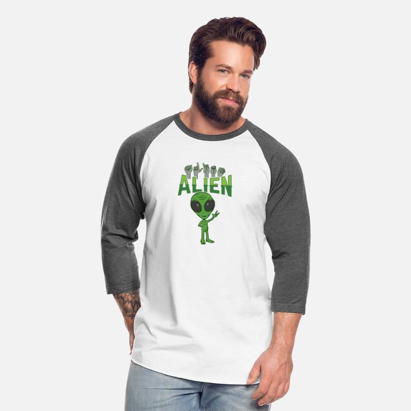ILY Alien ASL Hand Gesture Deaf Hearing Loss