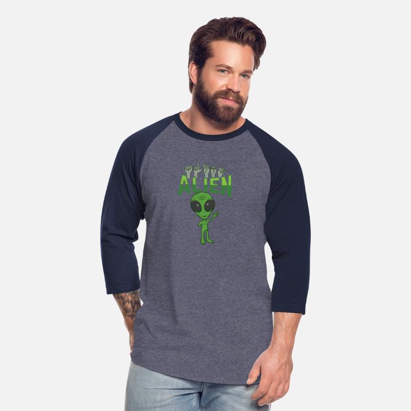ILY Alien ASL Hand Gesture Deaf Hearing Loss