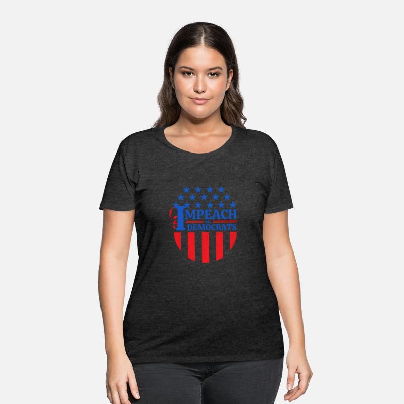Impeach All Democrats Circle Flag Stars 'N Stripes