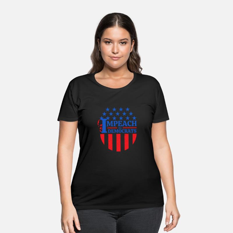 Impeach All Democrats Circle Flag Stars 'N Stripes