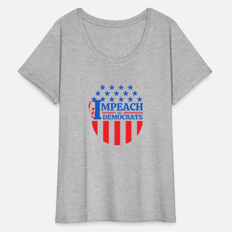 Impeach All Democrats Circle Flag Stars 'N Stripes
