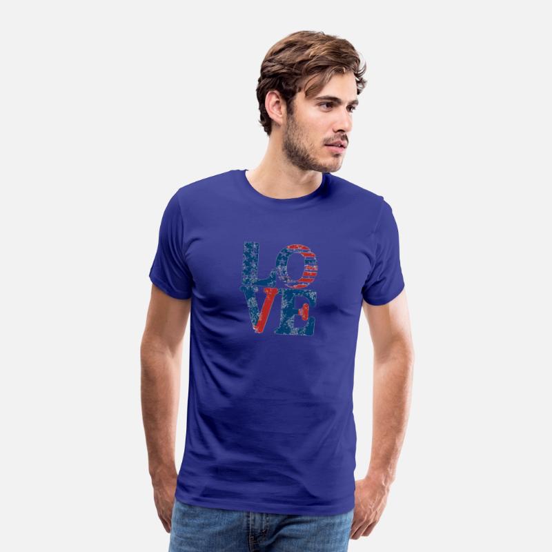 Independence Bliss: Patriotic Love Tee.