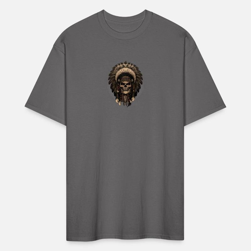 Indian Skull Apache Feathers