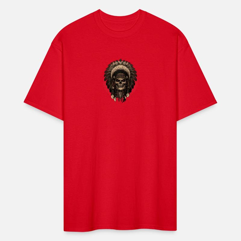 Indian Skull Apache Feathers