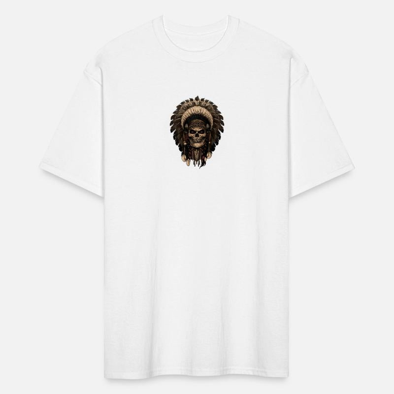 Indian Skull Apache Feathers