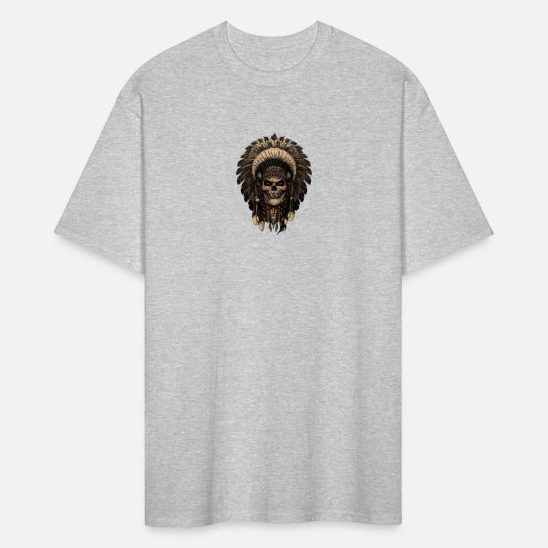 Indian Skull Apache Feathers