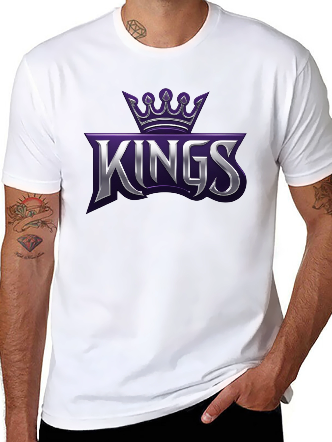 Kings Graphic Black T-Shirt