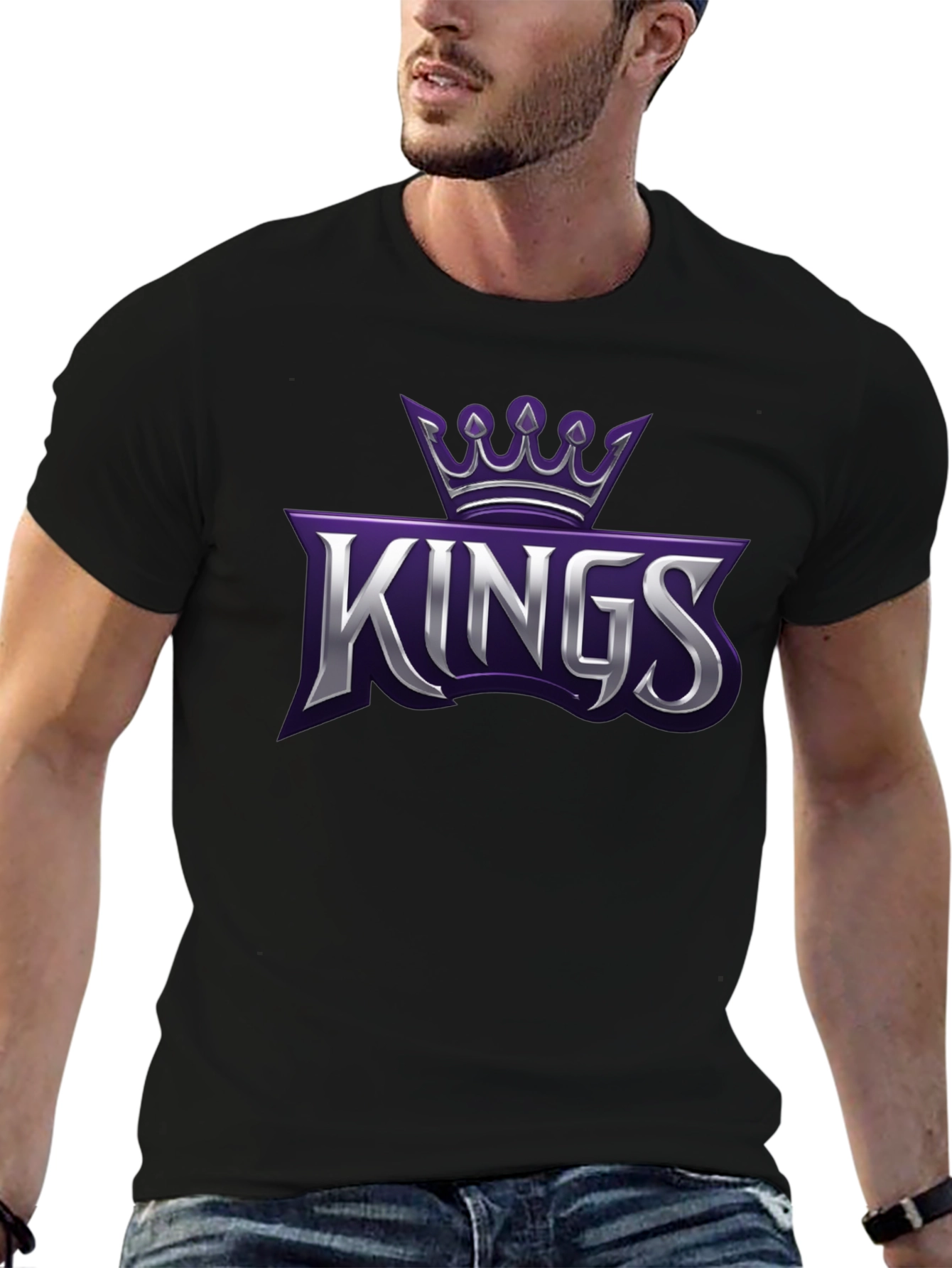 Kings Graphic Black T-Shirt