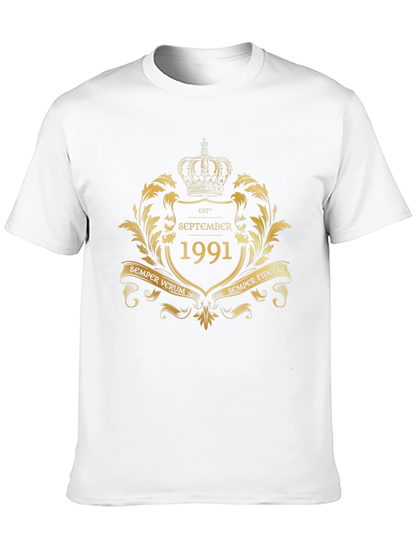 September 1991 Est. Gold Crest Graphic T-Shirt