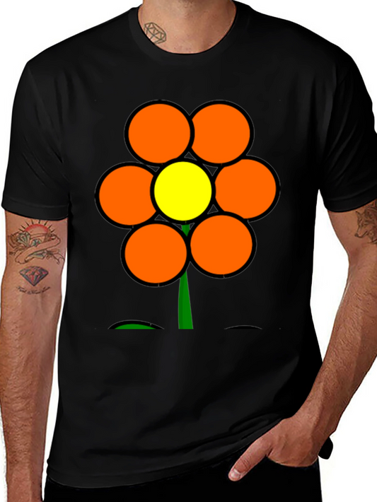 Retro Flower Power T-Shirt - Groovy 70s Style