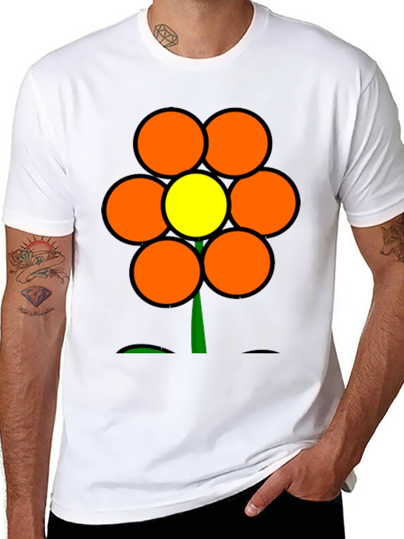 Retro Flower Power T-Shirt - Groovy 70s Style