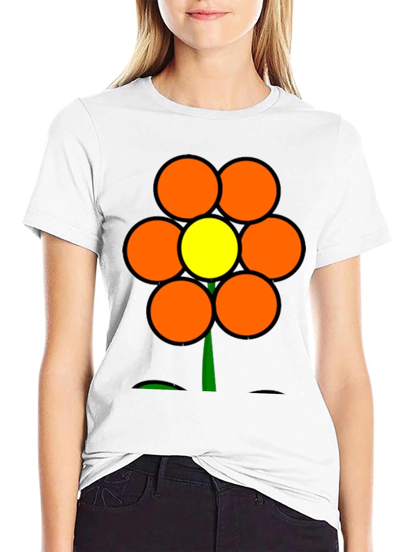 Retro Flower Power T-Shirt - Groovy 70s Style