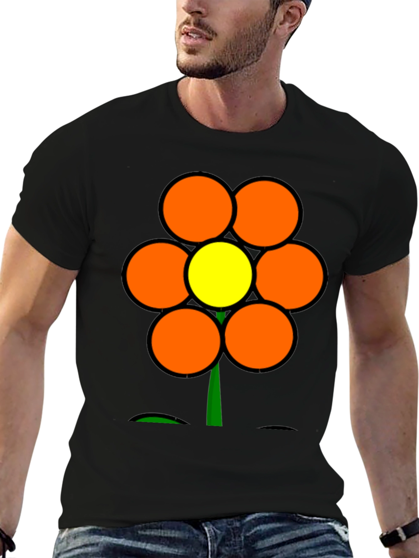 Retro Flower Power T-Shirt - Groovy 70s Style