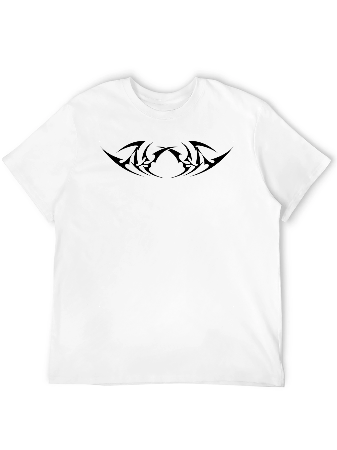 Tribal Tattoo Graphic Black T-Shirt