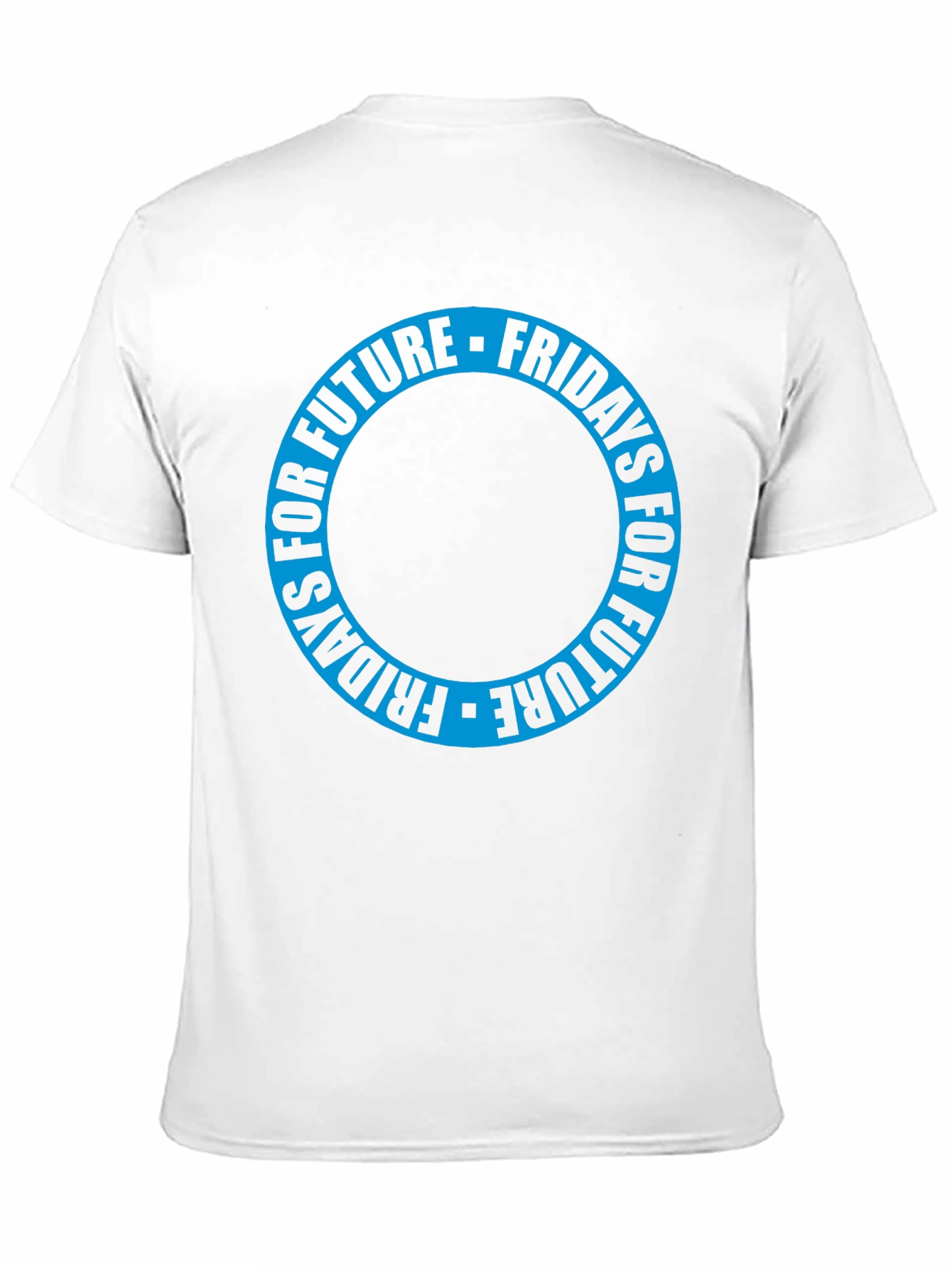 Fridays for Future Black T-Shirt - Circular Design
