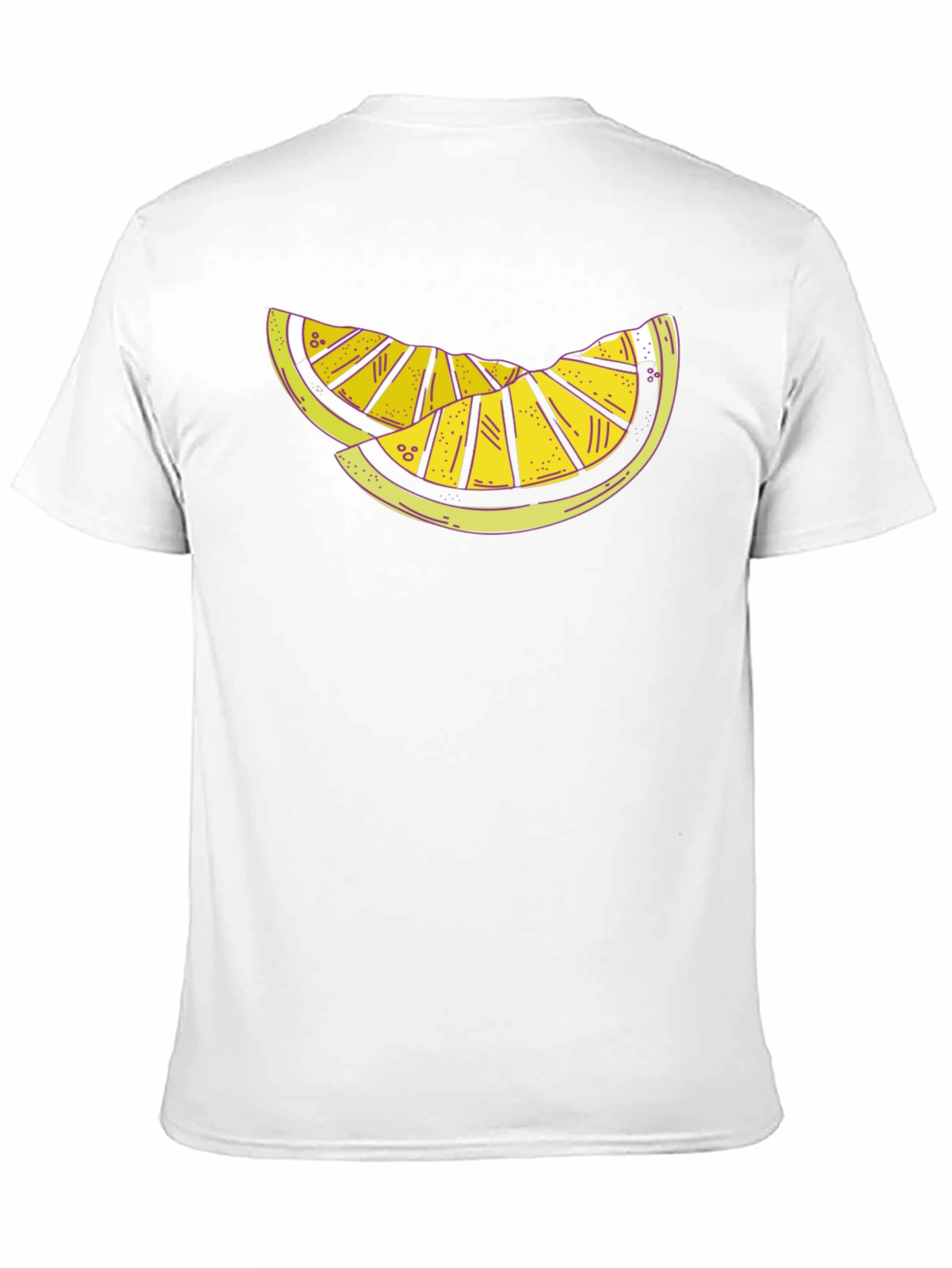 Citrus Slice Graphic Tee - Black Casual Shirt