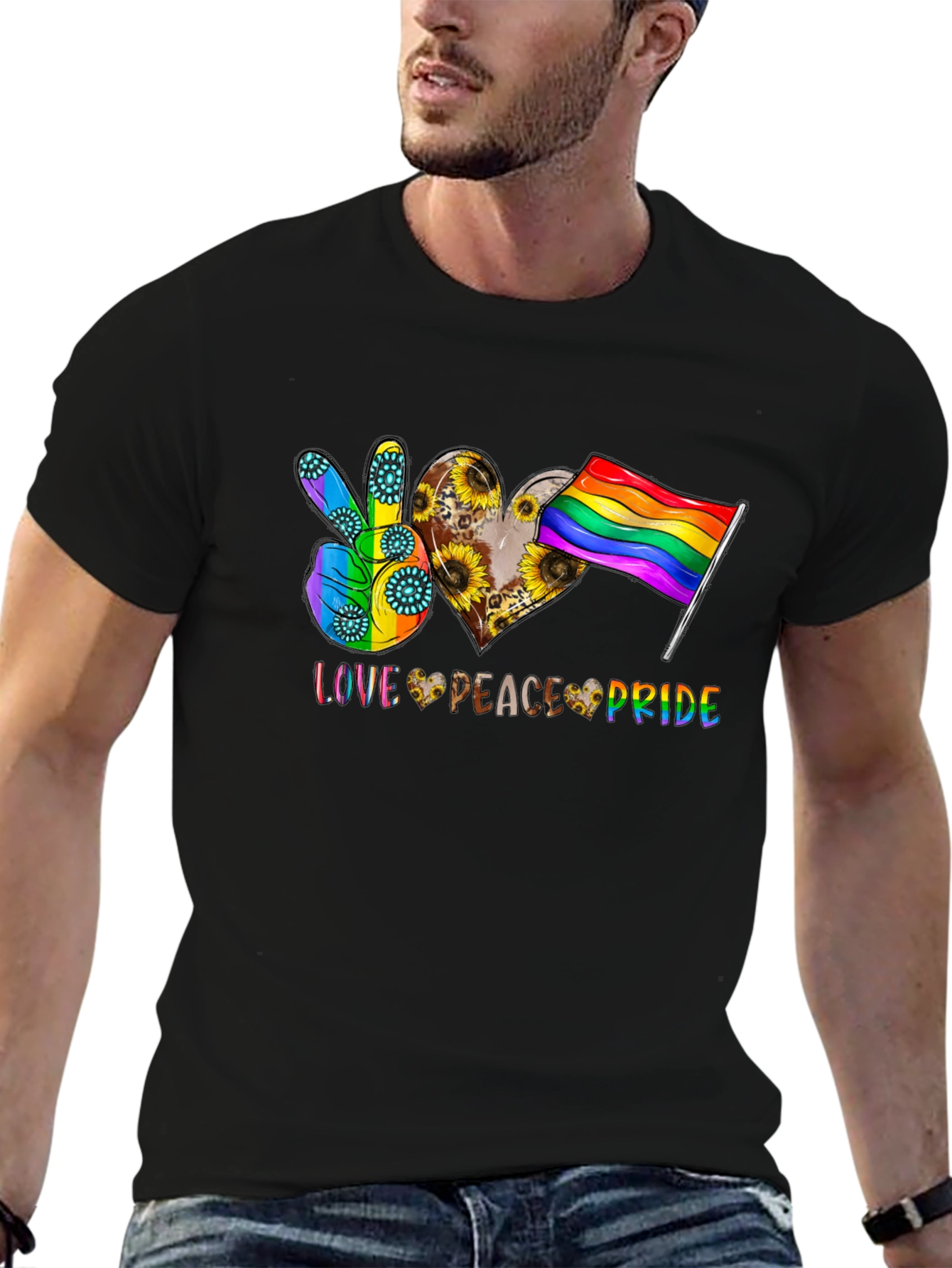 Love Peace Pride Graphic Tee