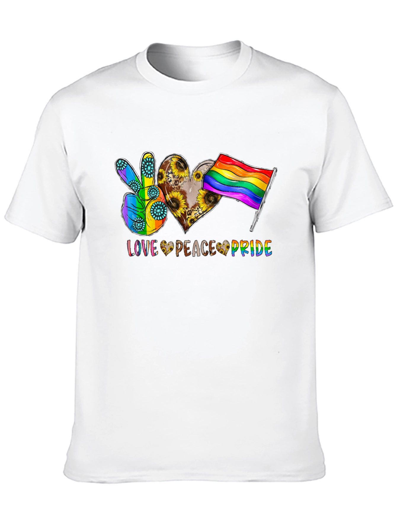 Love Peace Pride Graphic Tee